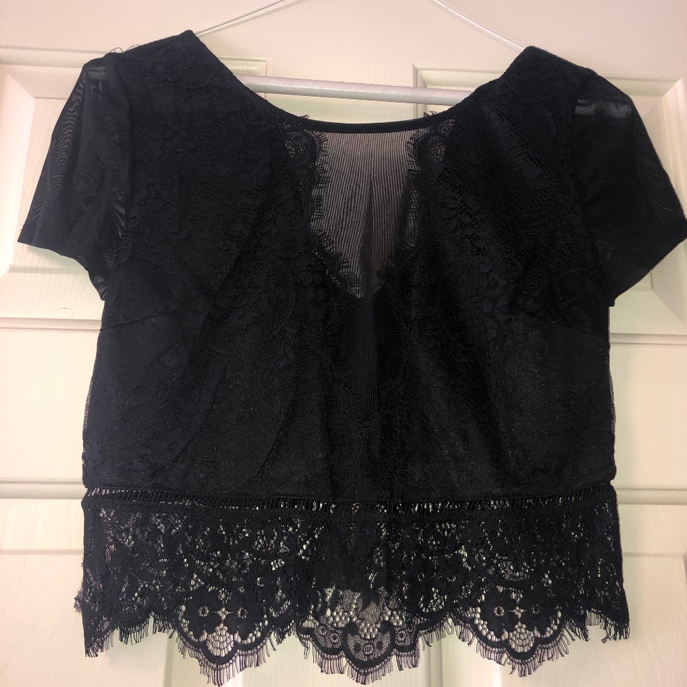 Black Crop Top